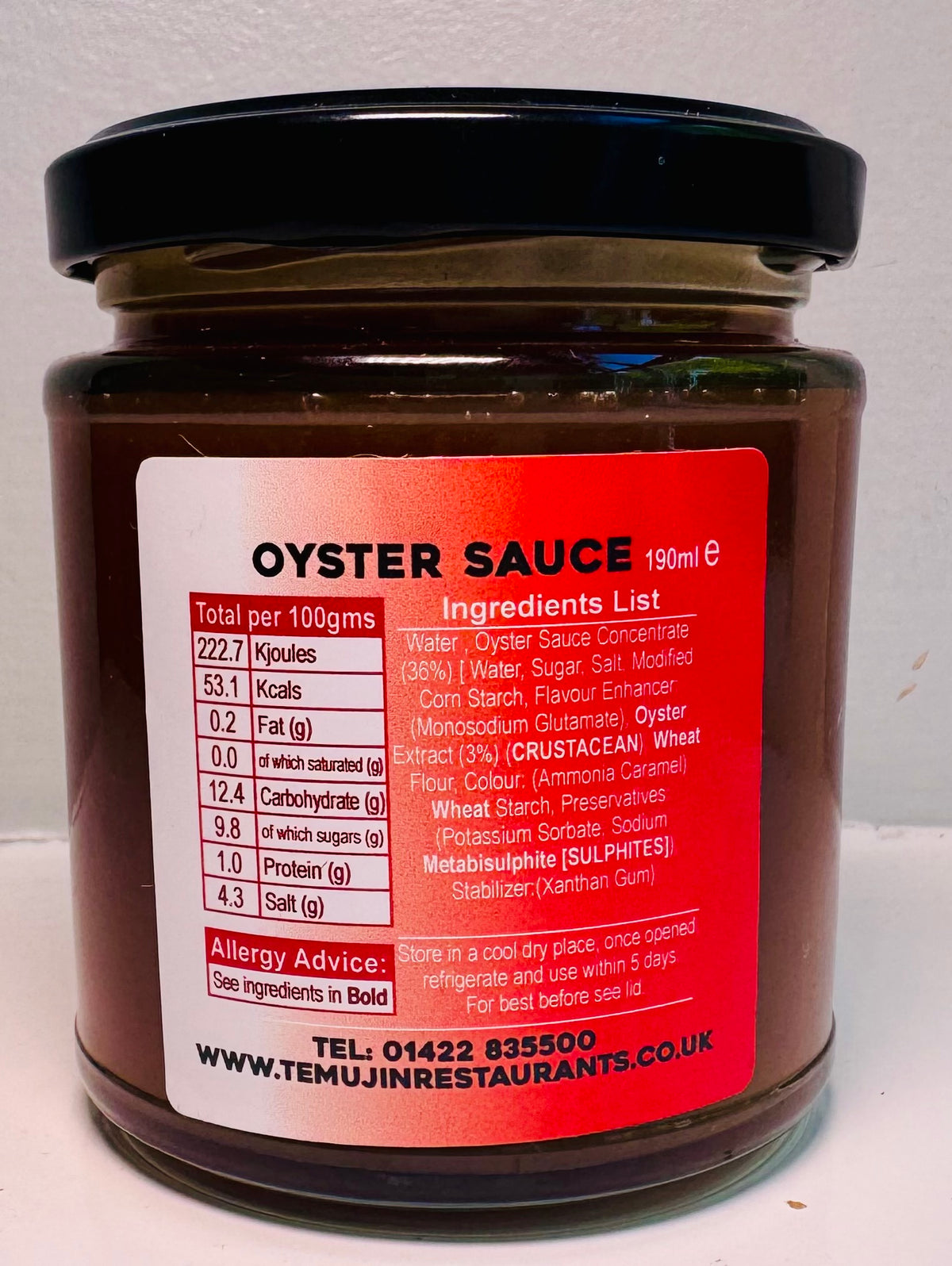 Temujin Oyster Sauce – 200ml – image 2
