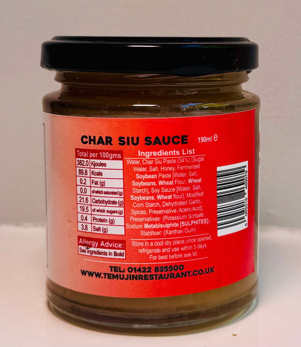 Temujin Char Siu Sauce – 200ml – image 2