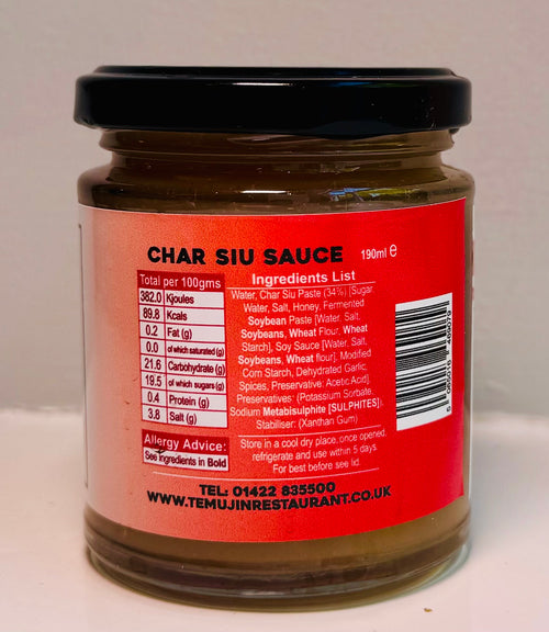Temujin Char Siu Sauce – 200ml – image 2