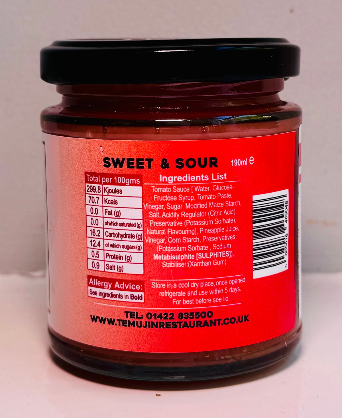 Temujin Sweet & Sour Sauce – 200ml – image 2